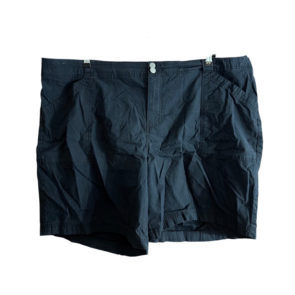 Lane Bryant Women's Plus Size Black Chino Shorts Size 26 - 8" inseam